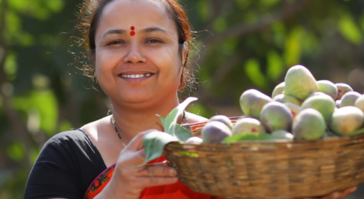 Neeta, woman entrepreneur from India.