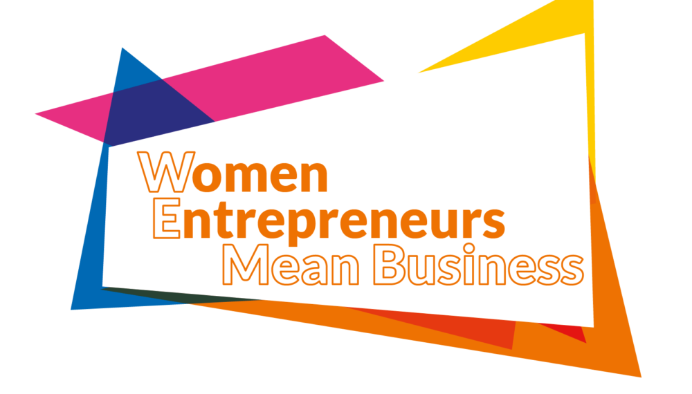 Women entrepreneurs mean business logo