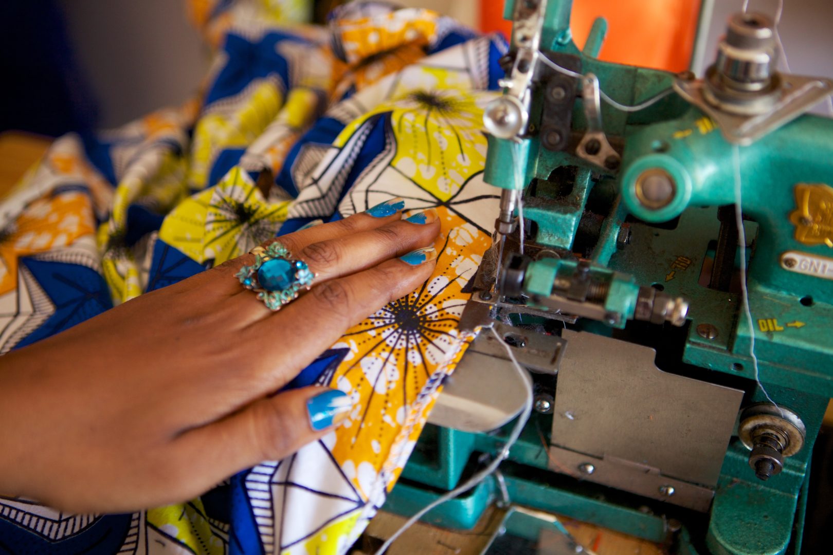 Pilly Kafuye, hand-crafted accessories producer and seller, and programme participant.
