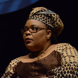 Leymah Roberta Gbowee, a Liberian peace activist responsible for leading a women’s nonviolent peace movement bringing Christian and Muslim women together which helped bring an end to the Liberian 14-year civil war.
