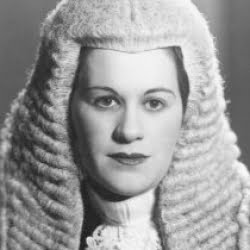 Rose Heilbron QC (1914-2005), later Dame Rose Heilbron, was an English barrister who became a world-famous icon of the 1950s and 1960s.